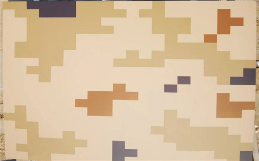 红河荒漠迷彩漆喷涂